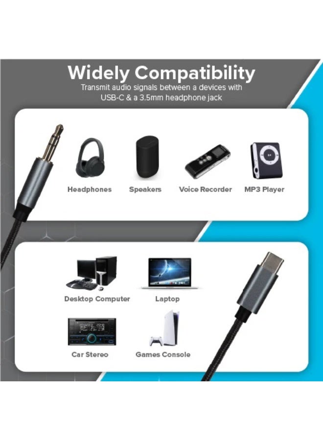 majentik Audio Cable TYPE-C To 3.5mm - CC-002C - Image 4